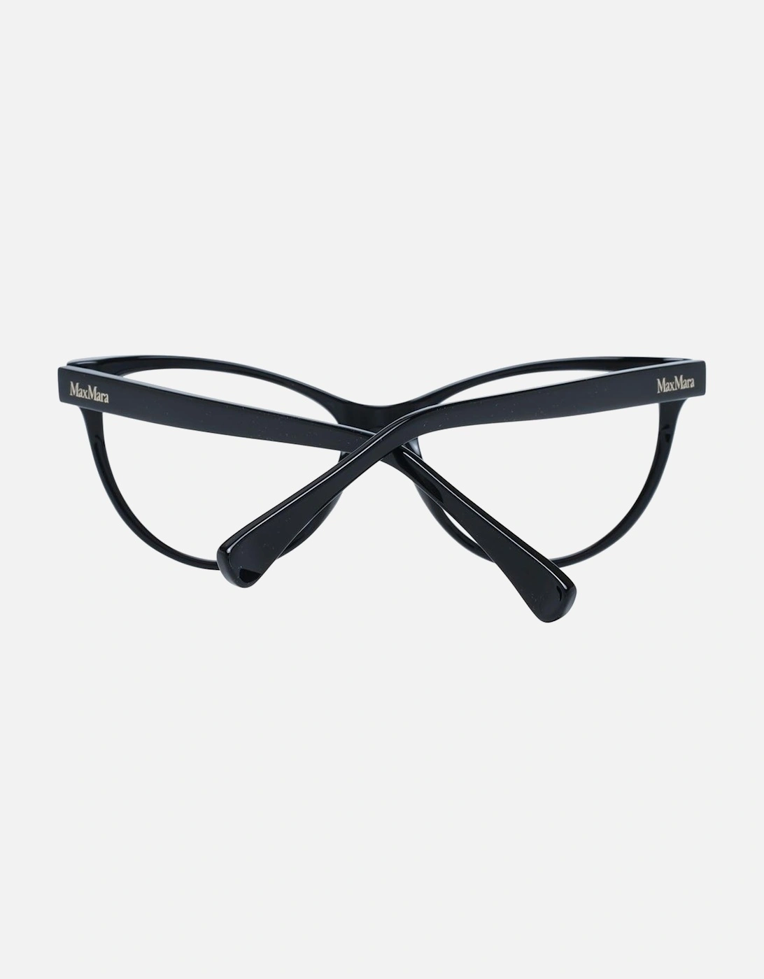 Black Cat Eye Glasses with Demo Lenses Women Frames