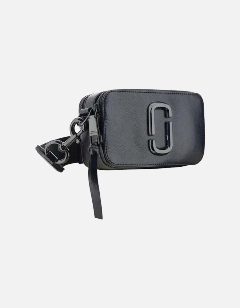 The Snapshot Shoulder Bag with Double Zipper Women - Black