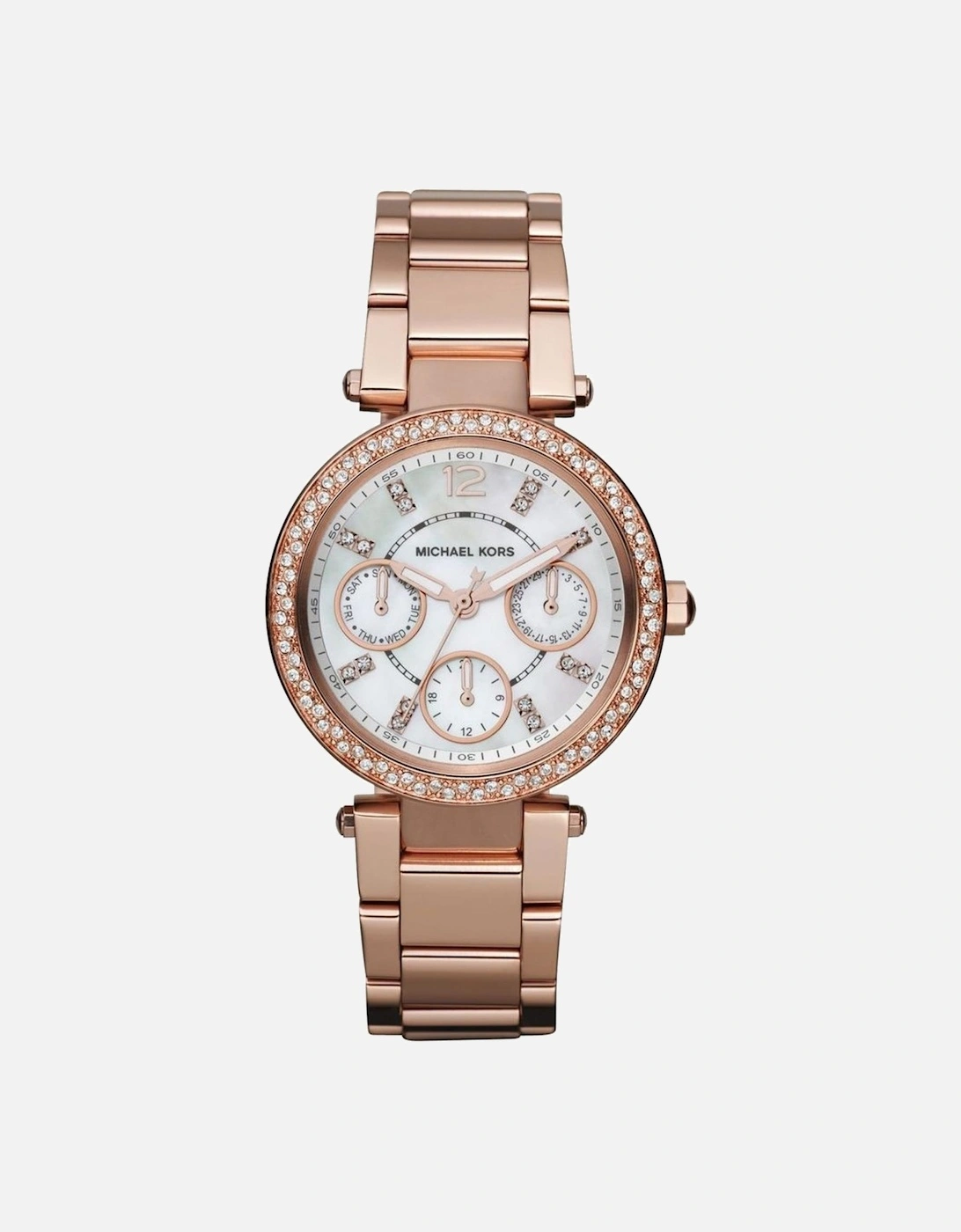 Stainless Steel Quartz Analog Watch with Day Function Women - Rose, 2 of 1