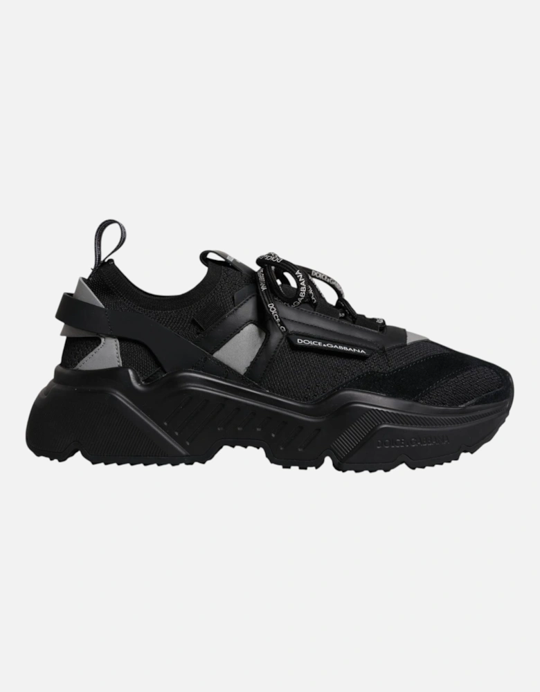 Low-Top Leather Daymaster Sneakers Women - Black