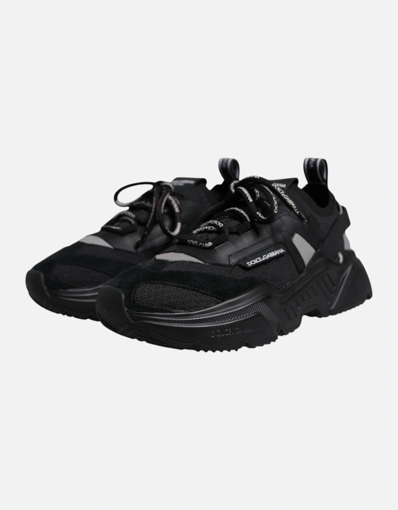 Low-Top Leather Daymaster Sneakers Women - Black