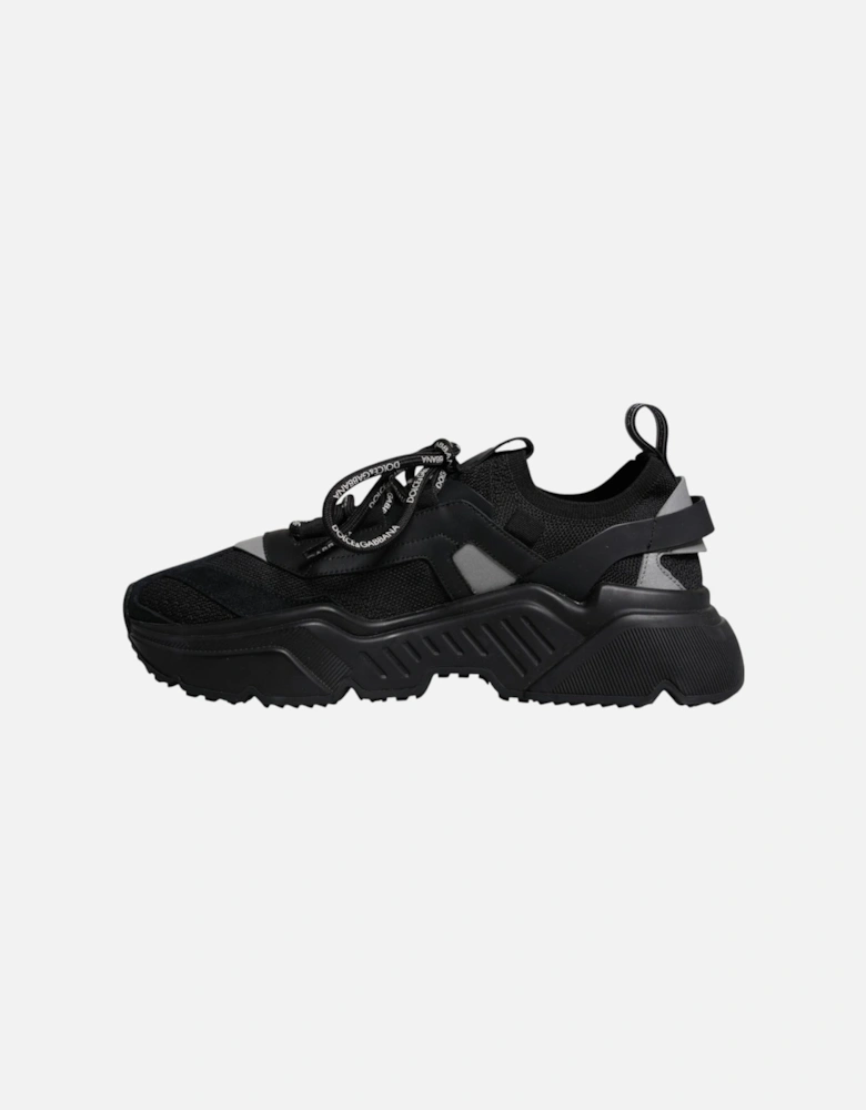 Low-Top Leather Daymaster Sneakers Women - Black