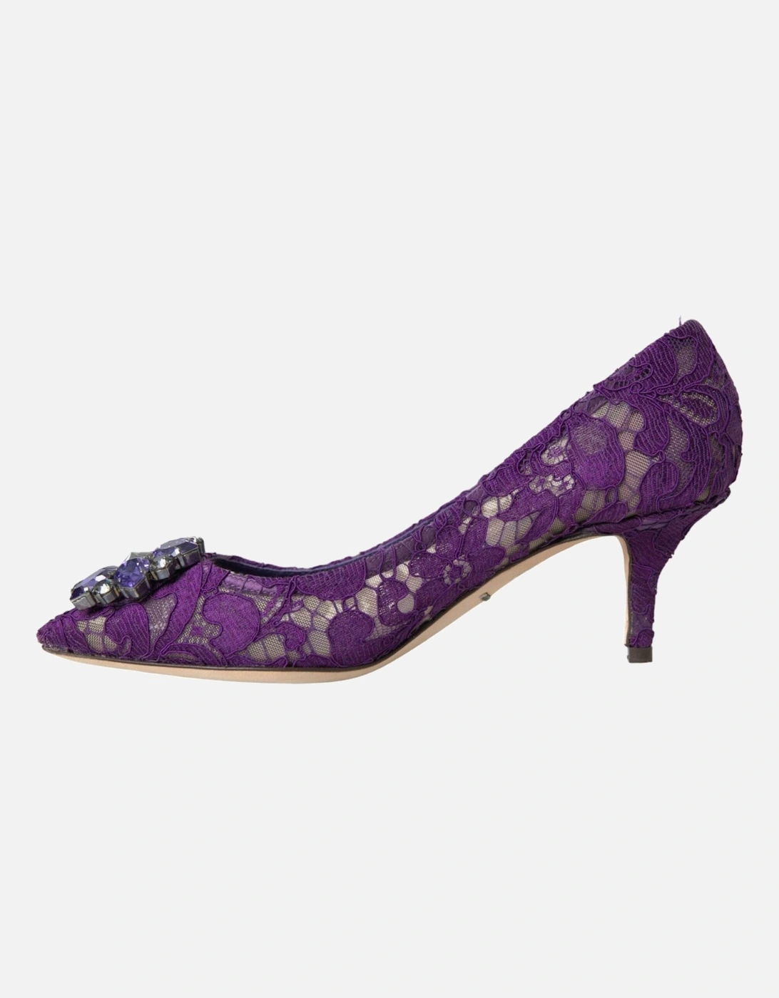 Crystal-Embellished Lace Heels Pumps from Rainbow Collection Women -
