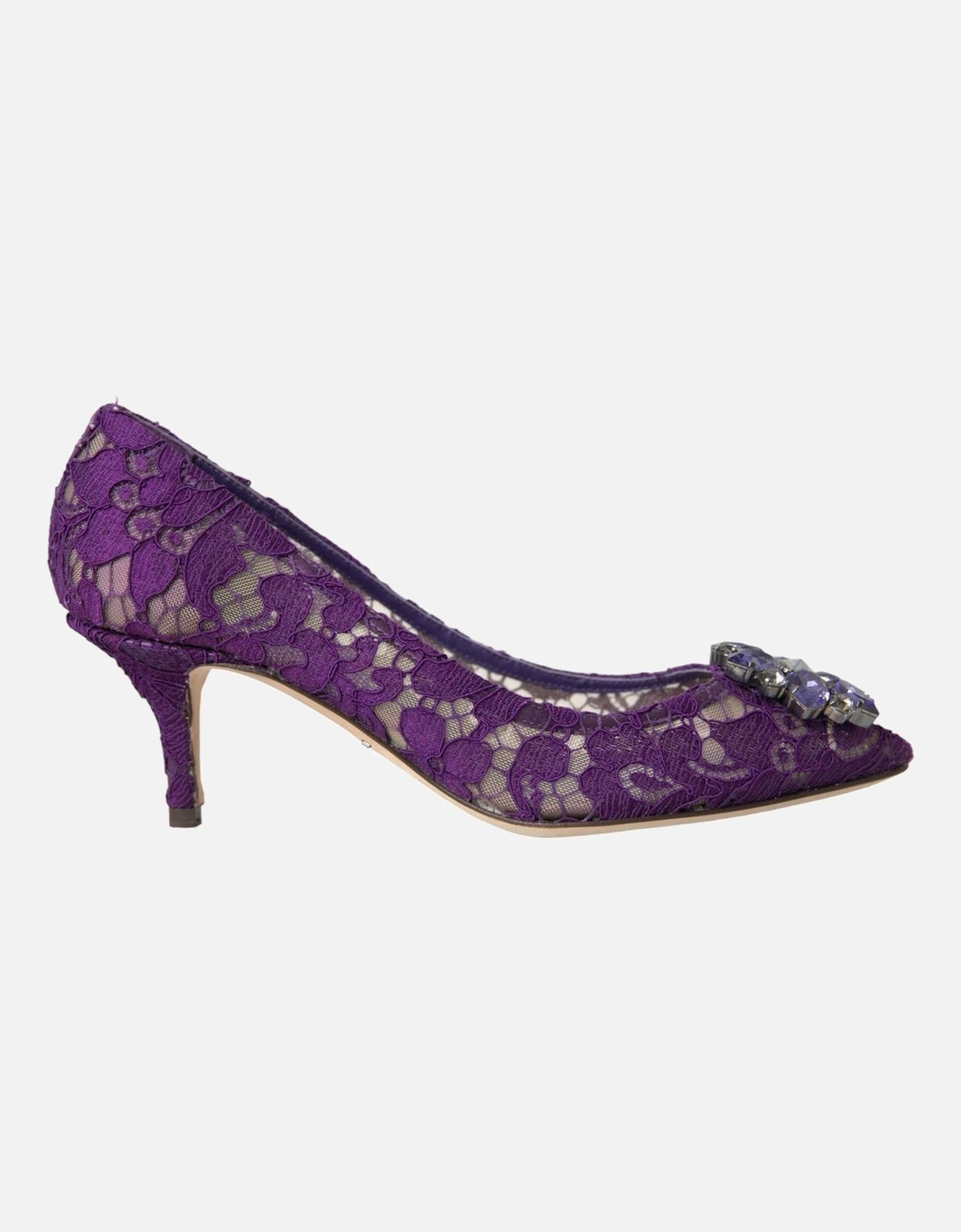 Crystal-Embellished Lace Heels Pumps from Rainbow Collection Women -, 7 of 6