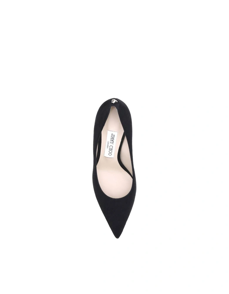 Elegant Tapered Toe Kitten Heel Pumps Women - Black