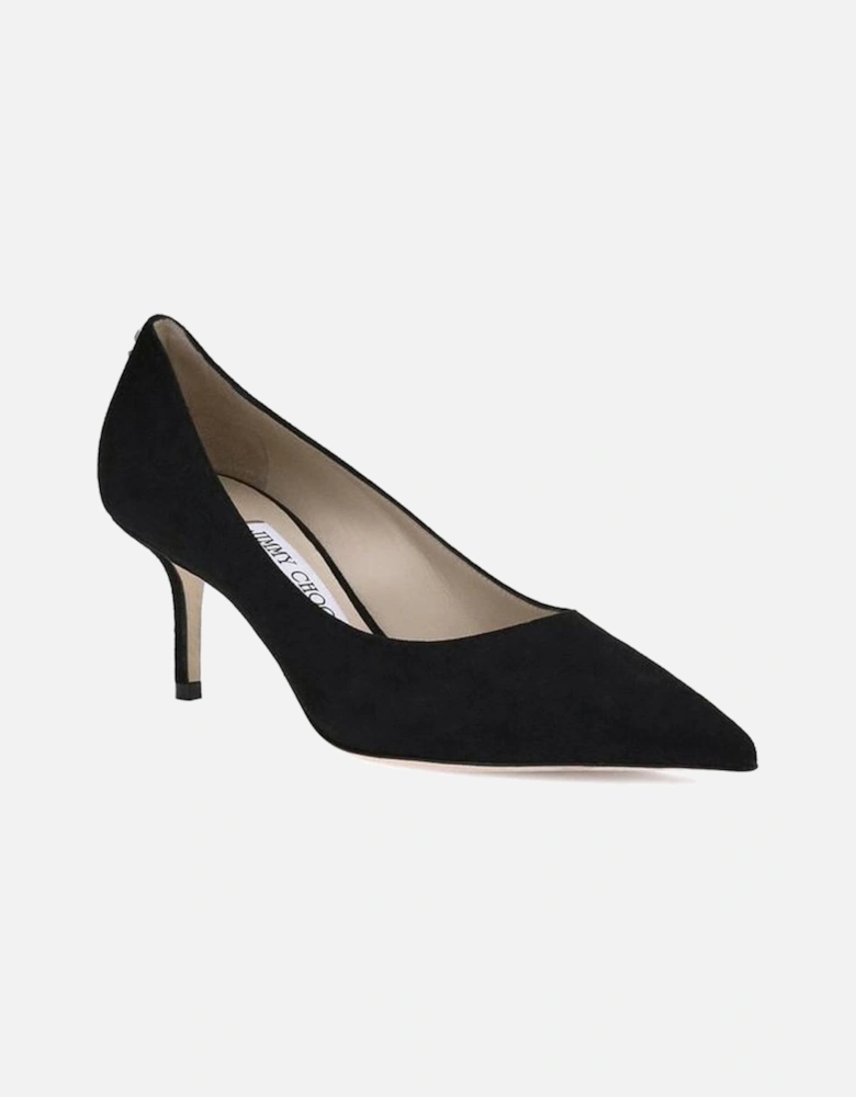 Elegant Tapered Toe Kitten Heel Pumps Women - Black
