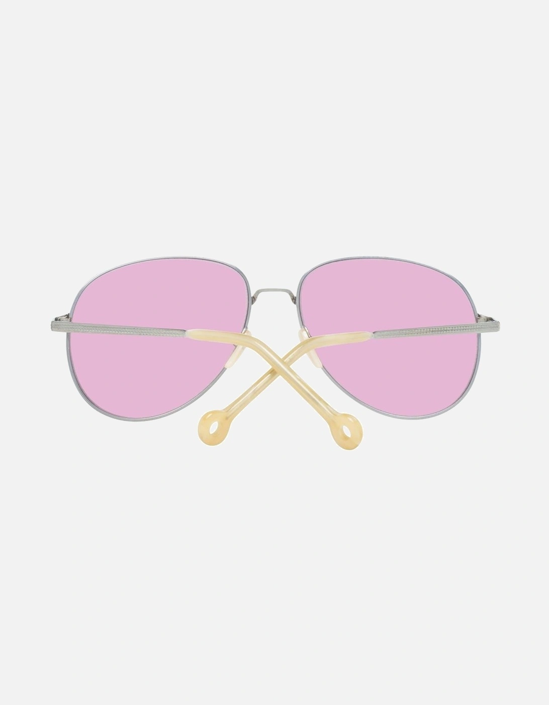Metal Sunglasses with Mirror Lenses Unisex - Gold