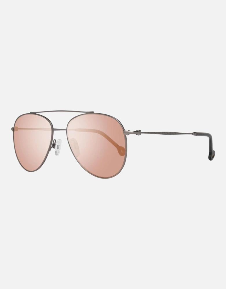 Metal Frame UV Protection Sunglasses Unisex - Gray