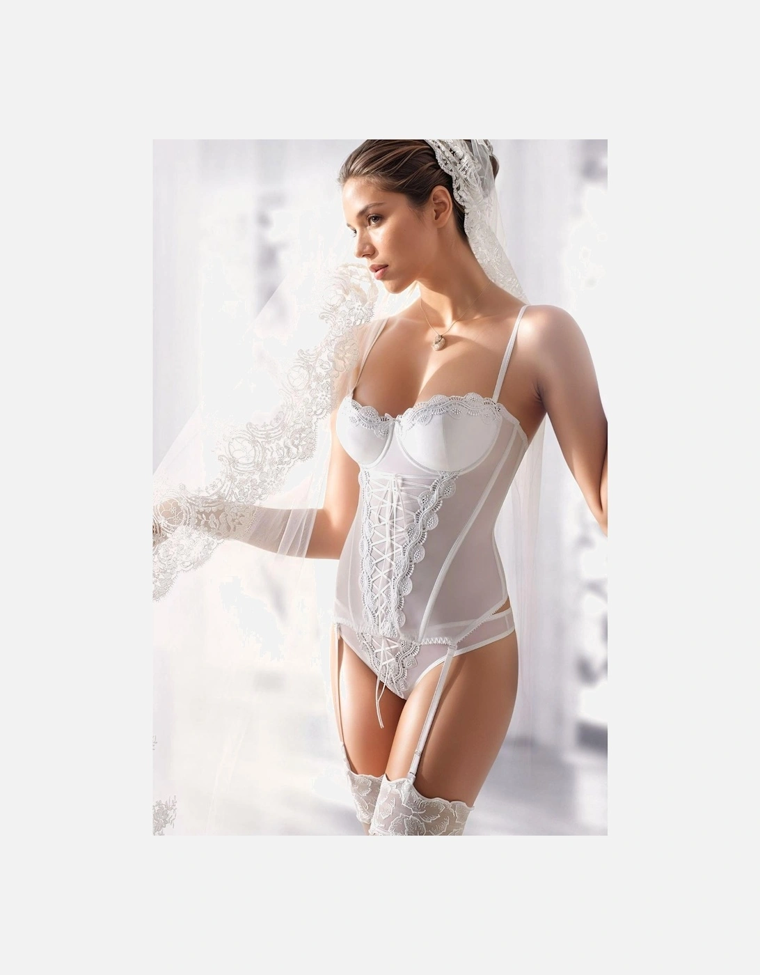 Lingerie Set Lace by Women - White Lingerie Sets, 3 of 2