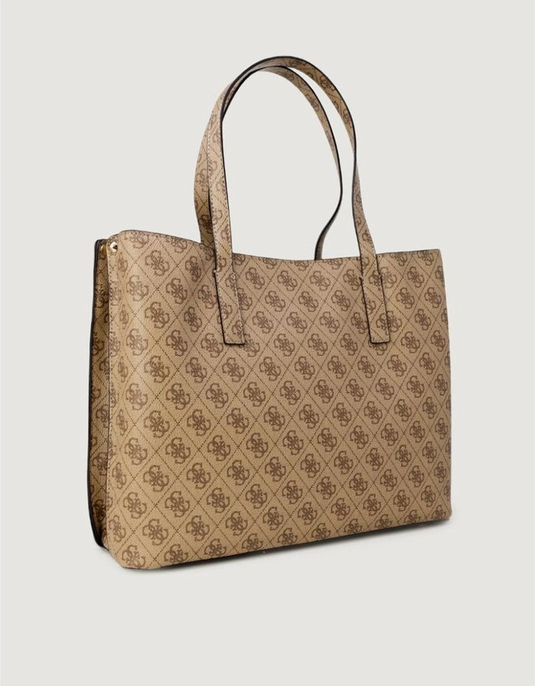 Womens PU Handbag - Beige