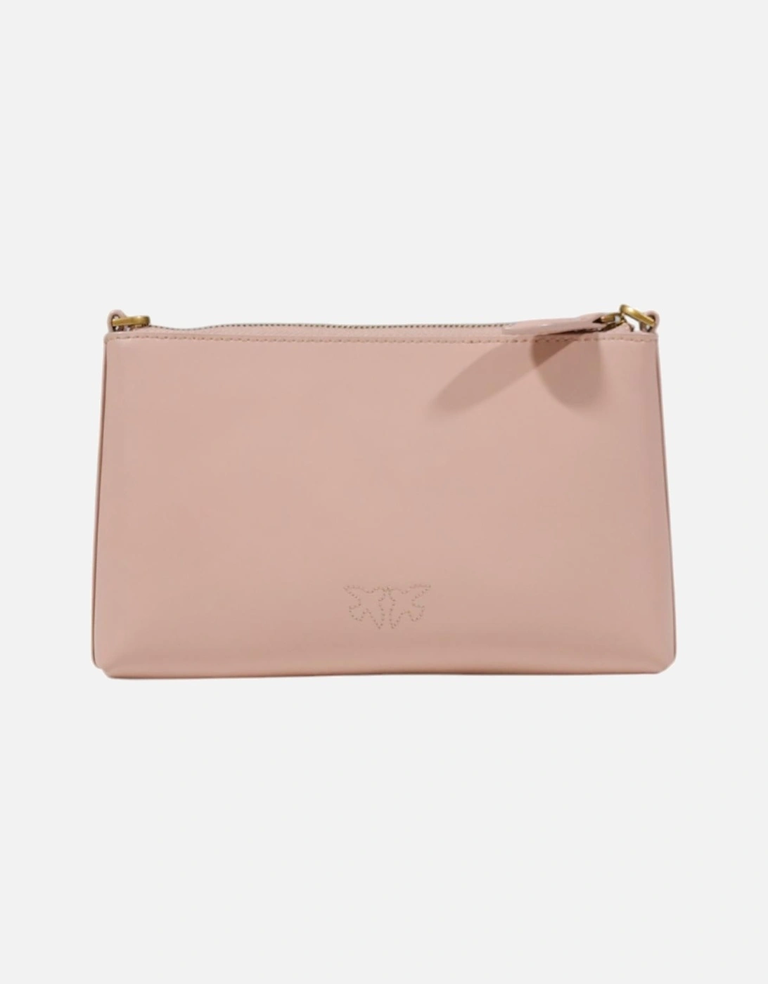Leather Zip Fastening Bag Women - Pink