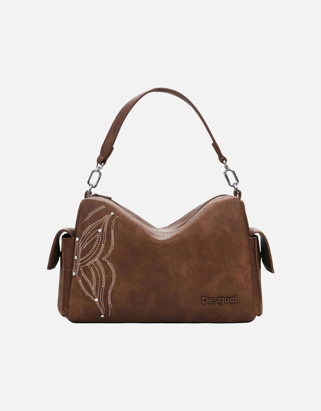 Zip Fastening Polyester Bag Women - Brown, 4 of 3