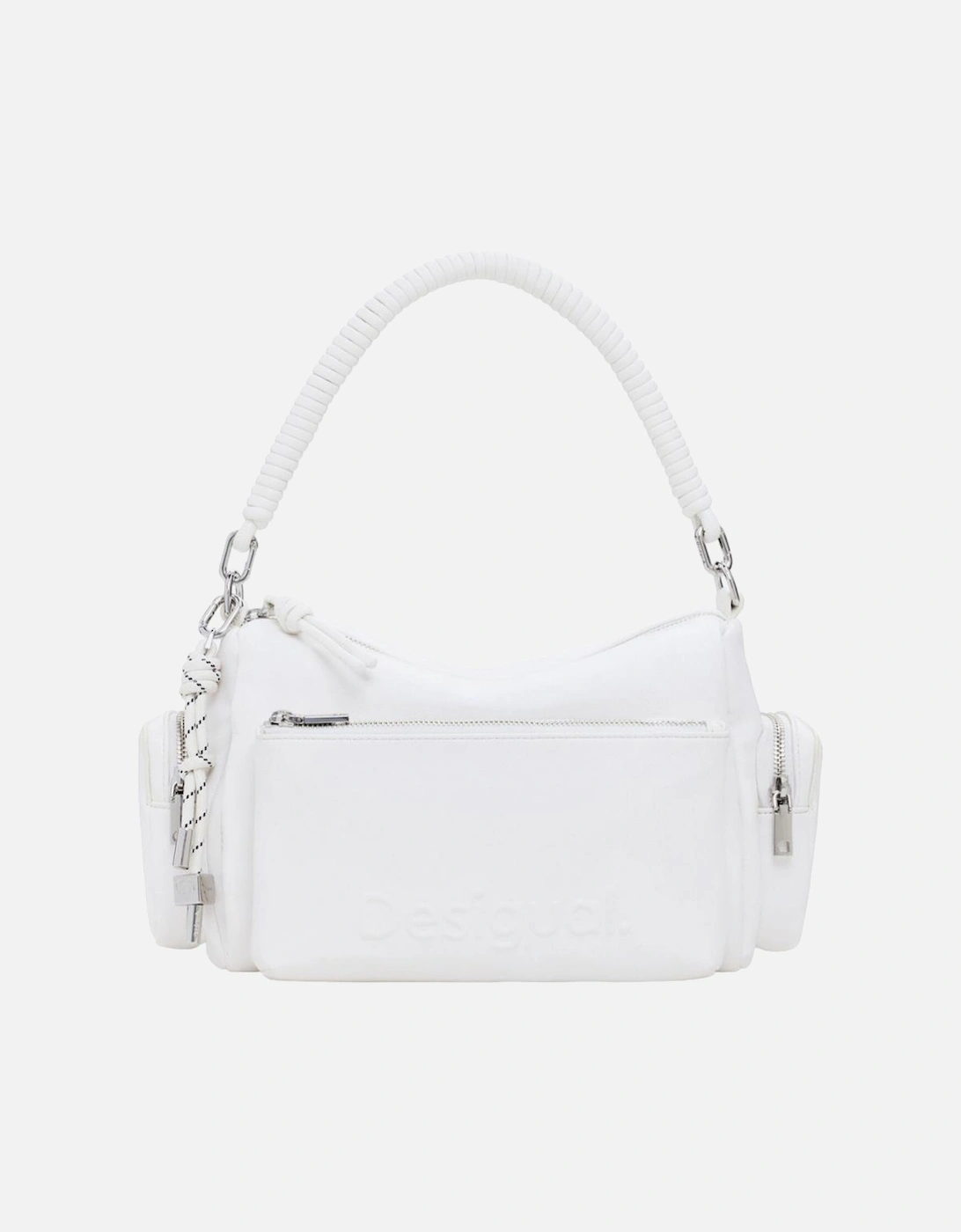 Zip Fastening Polyester Bag Women - White, 4 of 3