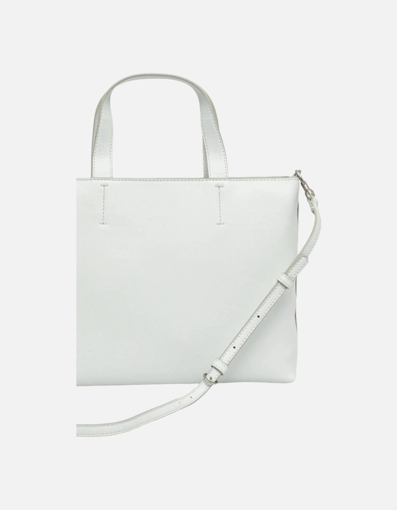 Polyurethane Structured Tote Bag Women - Grey