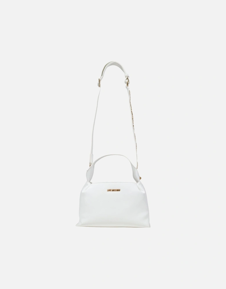 Handbag with Shoulder Strap and Zip Fastening Women - White Bags