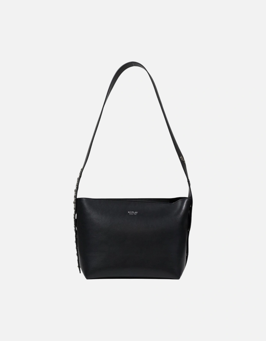 Replay Women's Black Polyester Shoulder Bag With Spacious Interior - Size: One Size
