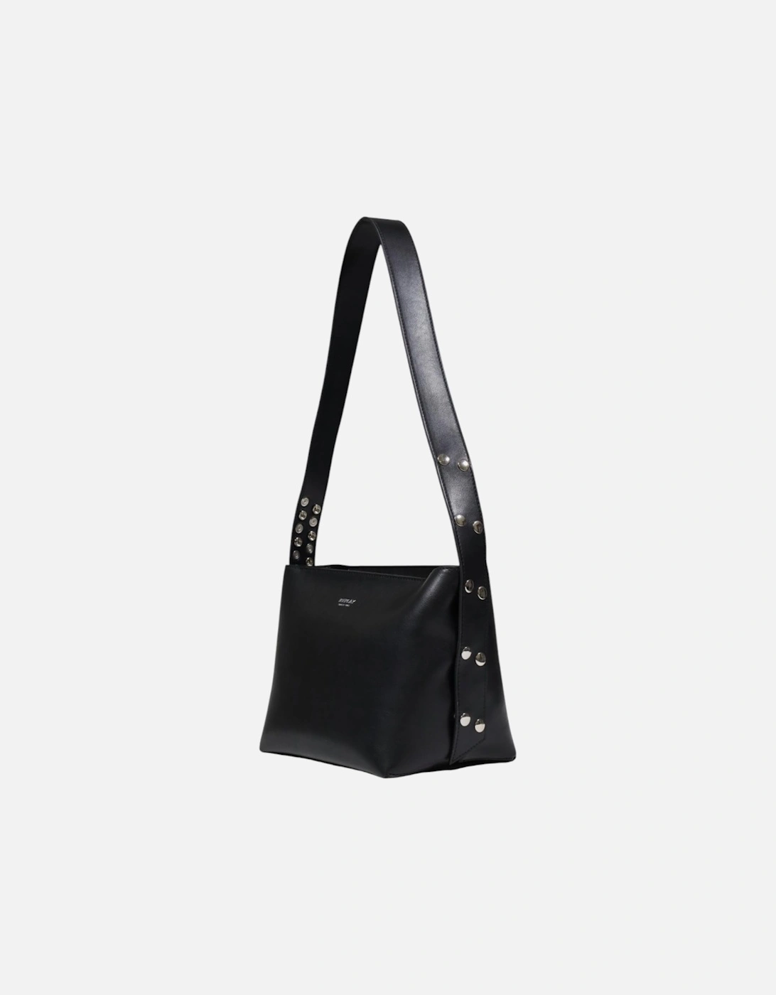 Polyester Shoulder Bag with Spacious Interior Women - Black
