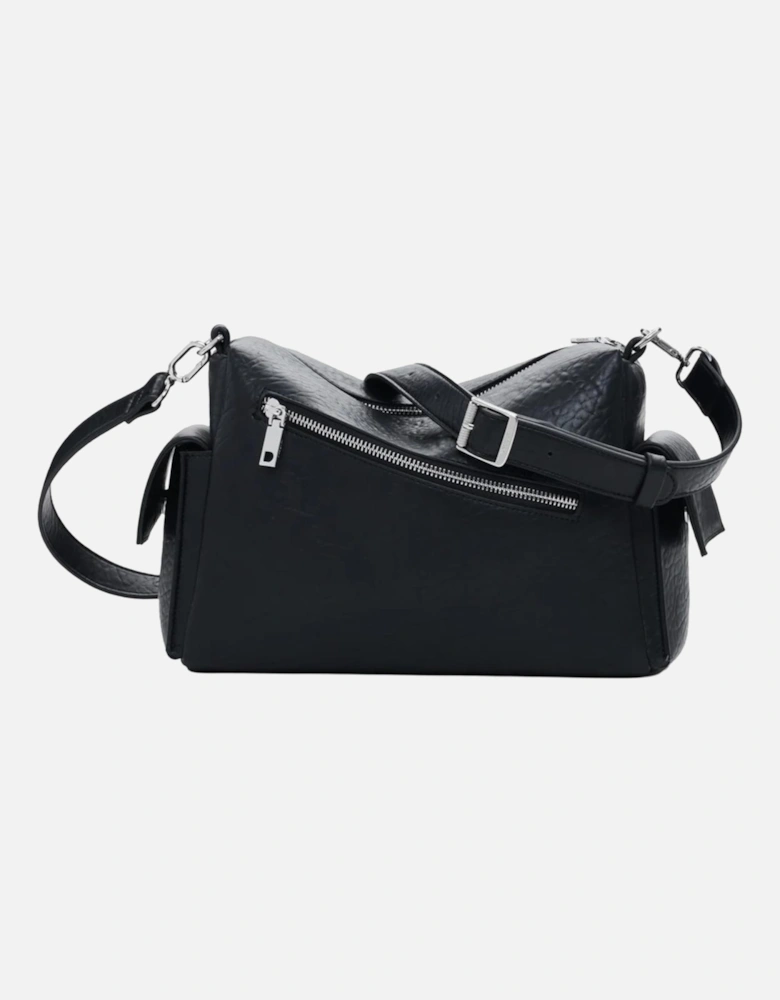 Zip Fastening Polyester Bag Women - Black