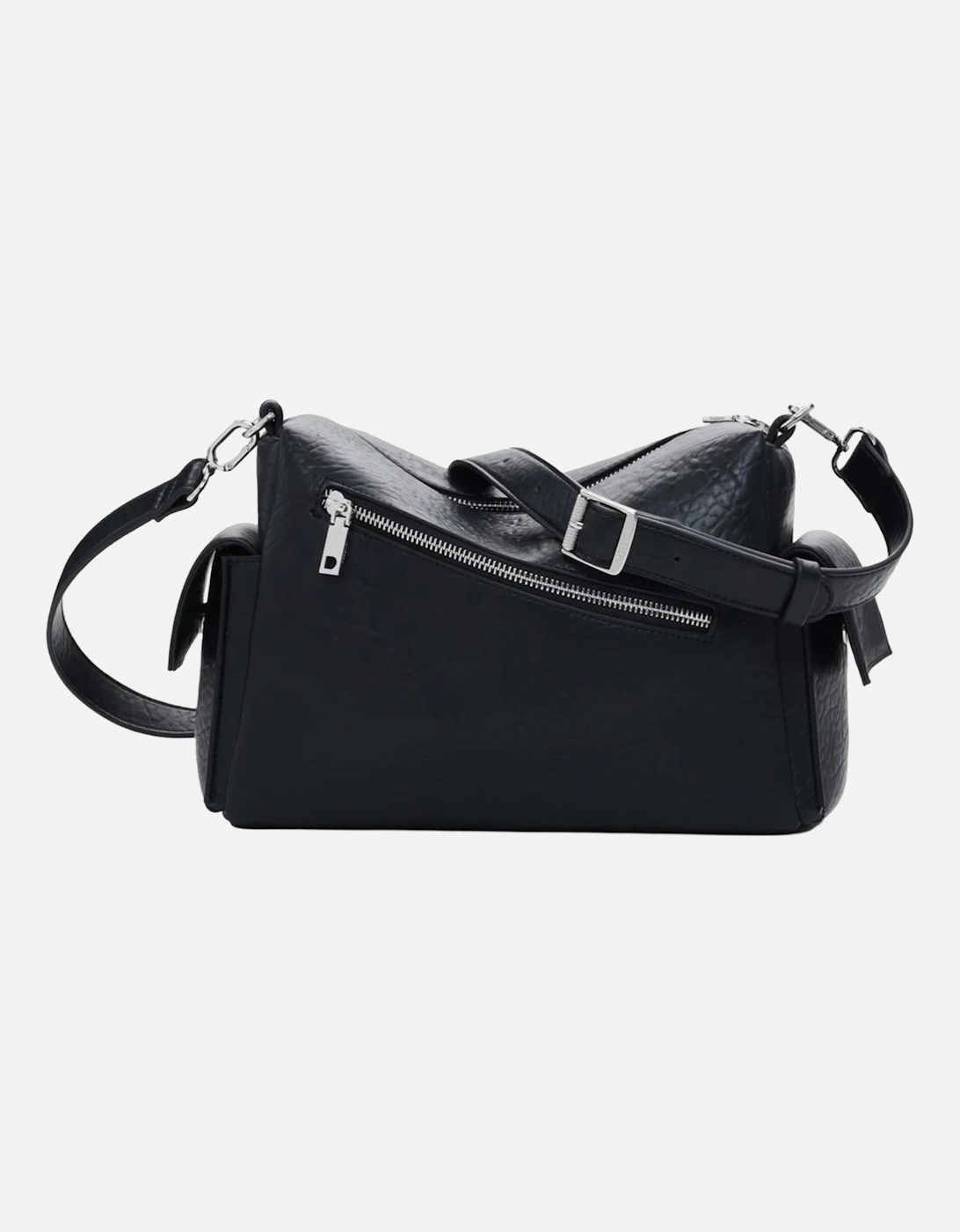 Zip Fastening Polyester Bag Women - Black