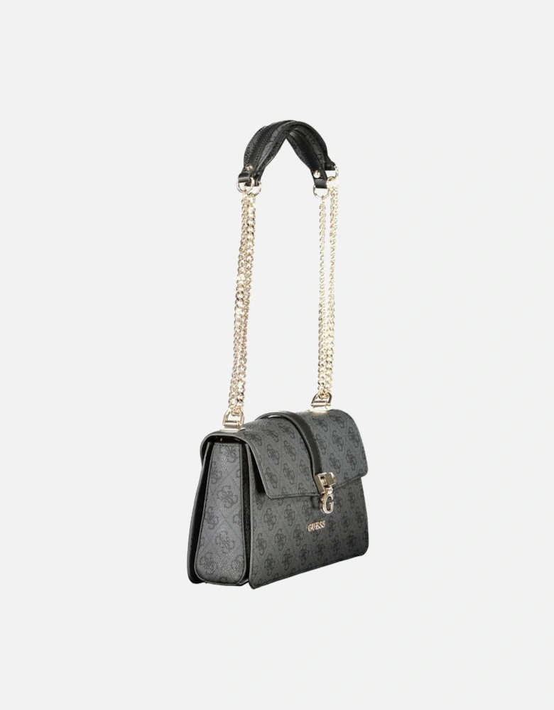 Zamira Bag with Chain Handles and Ample Storage Women - Gray Handbags