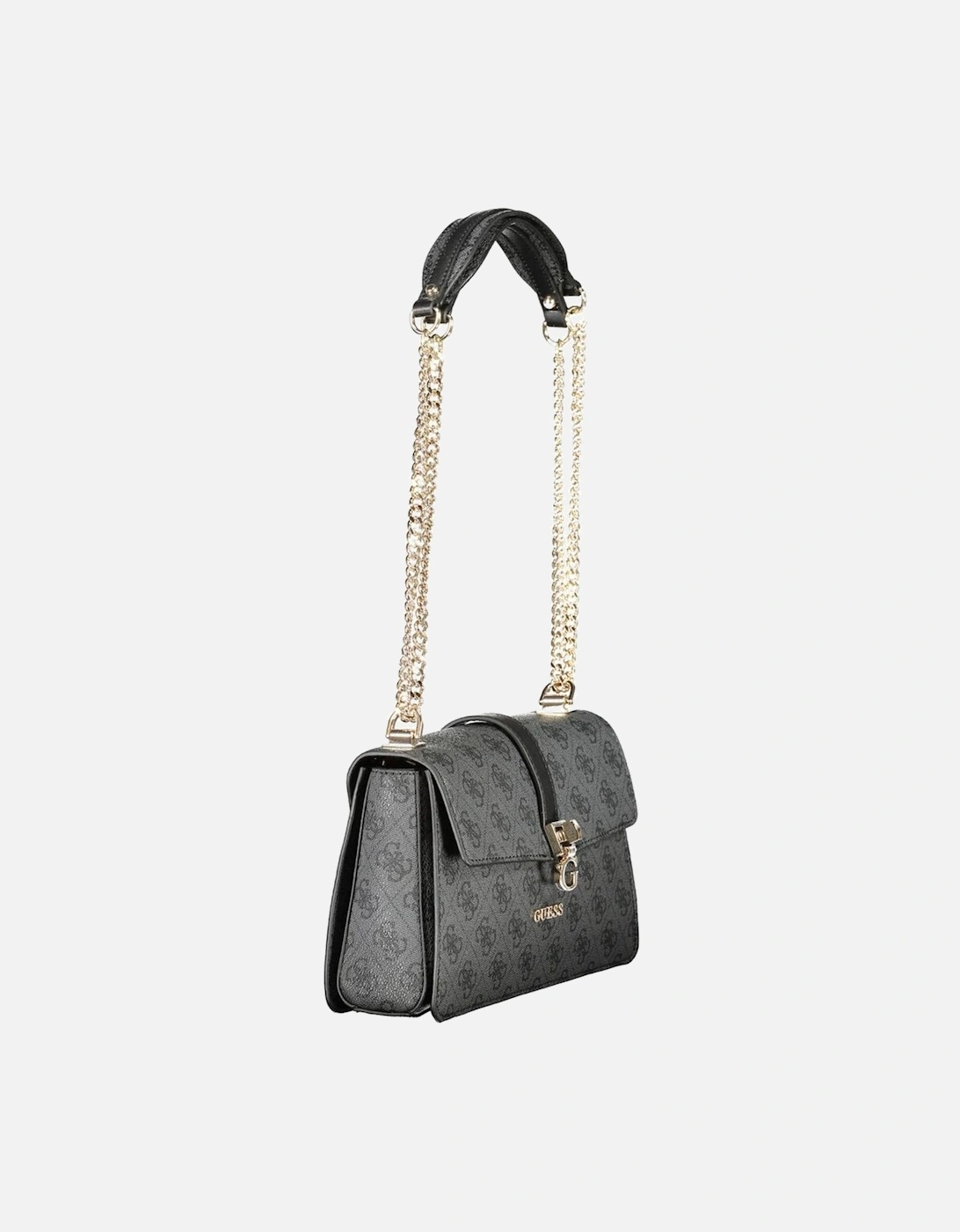 Zamira Bag with Chain Handles and Ample Storage Women - Gray Handbags