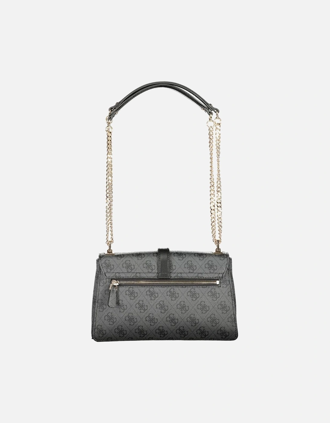 Zamira Bag with Chain Handles and Ample Storage Women - Gray Handbags