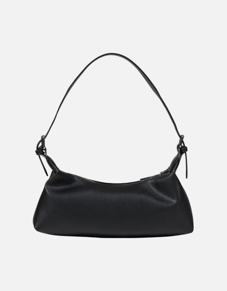 Zip Fastening Polyester Bag Women - Black