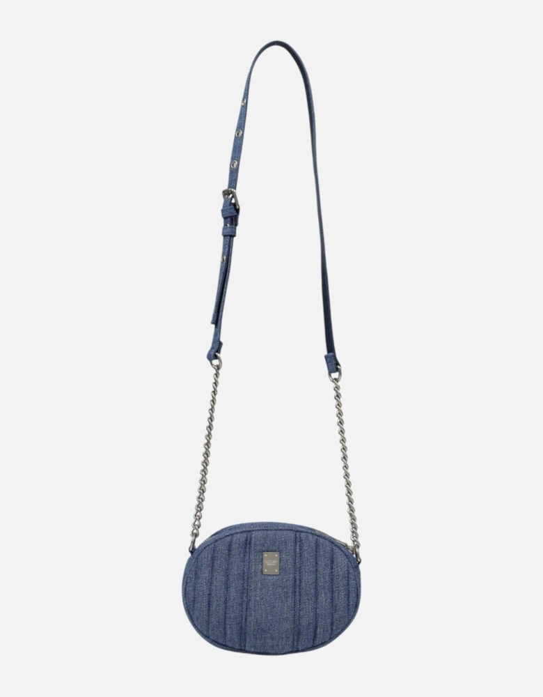 Shoulder Bag with Zip Fastening Women - Blue
