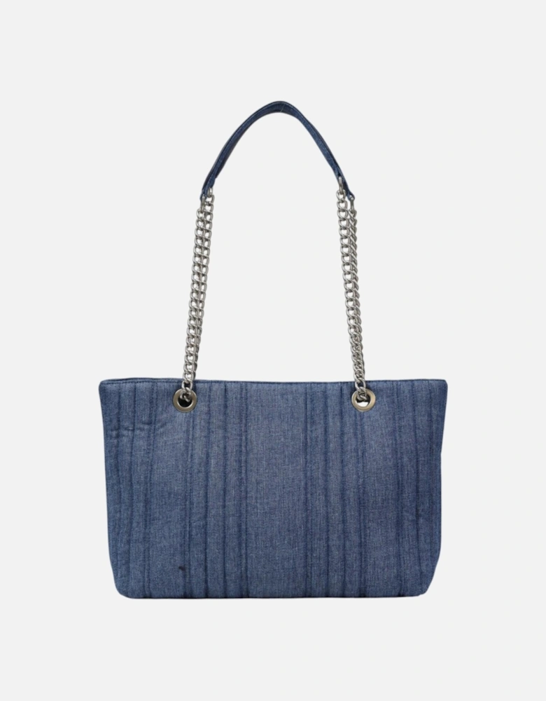 Handbag with Zip Fastening in Polyester Women - Blue Bags