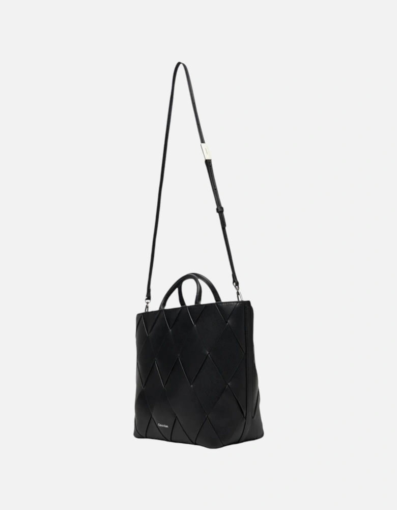 Zip Fastening Bag with Inside Pockets Women - Black
