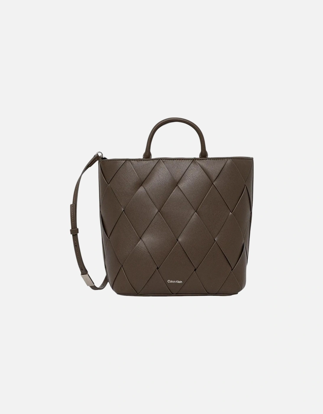 Zip Fastening Bag with Inside Pockets Women - Brown, 4 of 3
