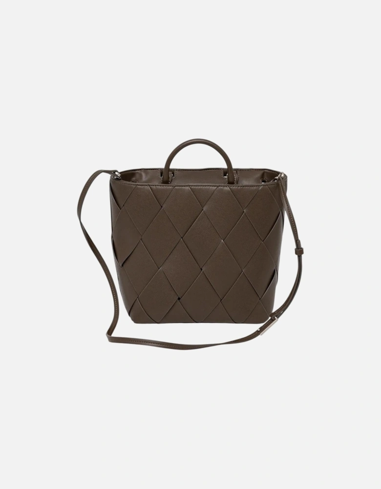 Zip Fastening Bag with Inside Pockets Women - Brown