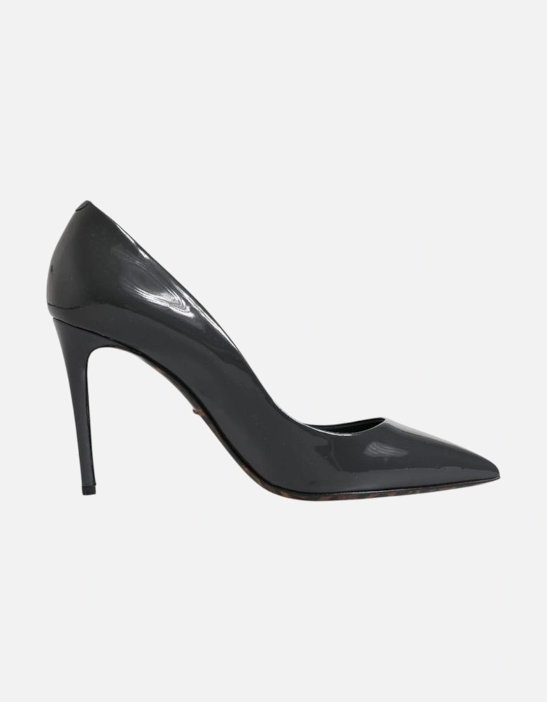 Leather Platform Ankle Boots with Chunky Heel Women - Black Pumps