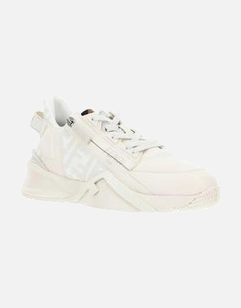 Flow Running Sneakers with Raised Sole and Geometric Eyelets Women -