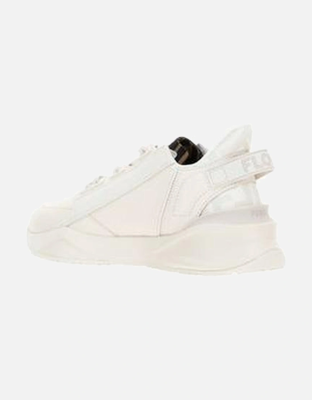 Flow Running Sneakers with Raised Sole and Geometric Eyelets Women -