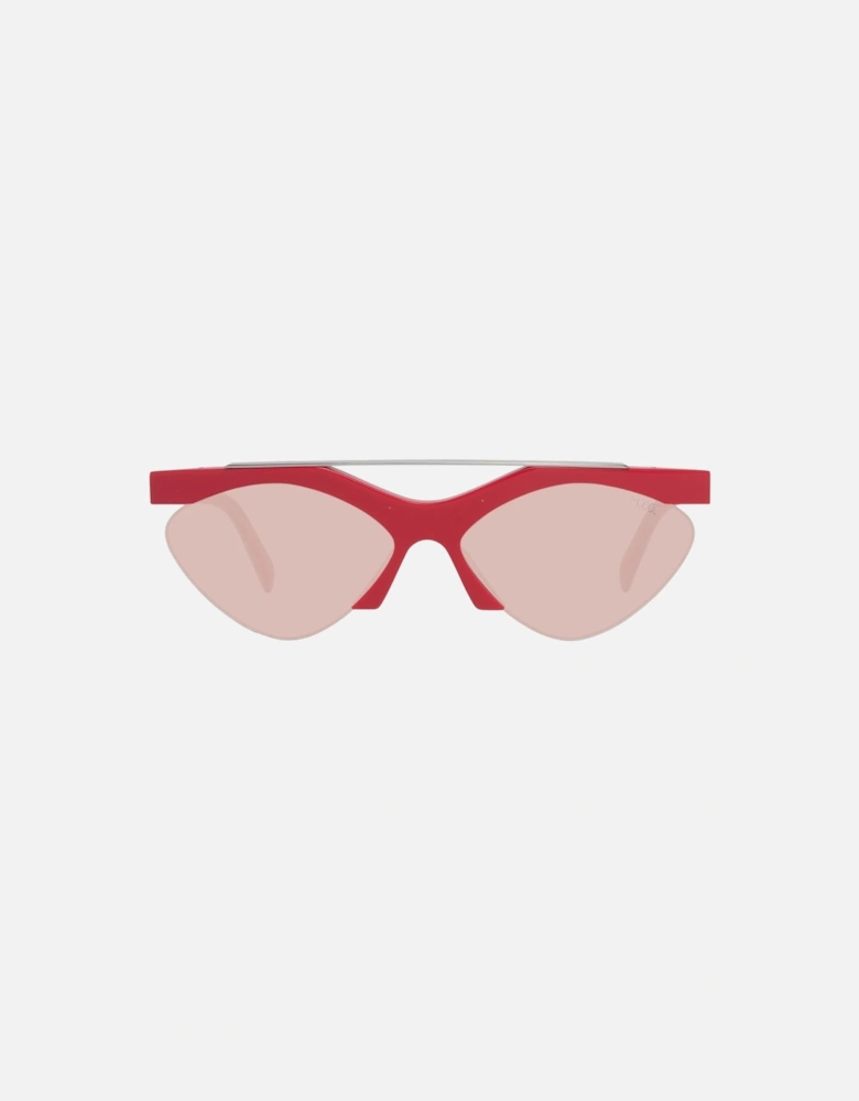 Metal Frame Cat Eye Sunglasses Women - Red