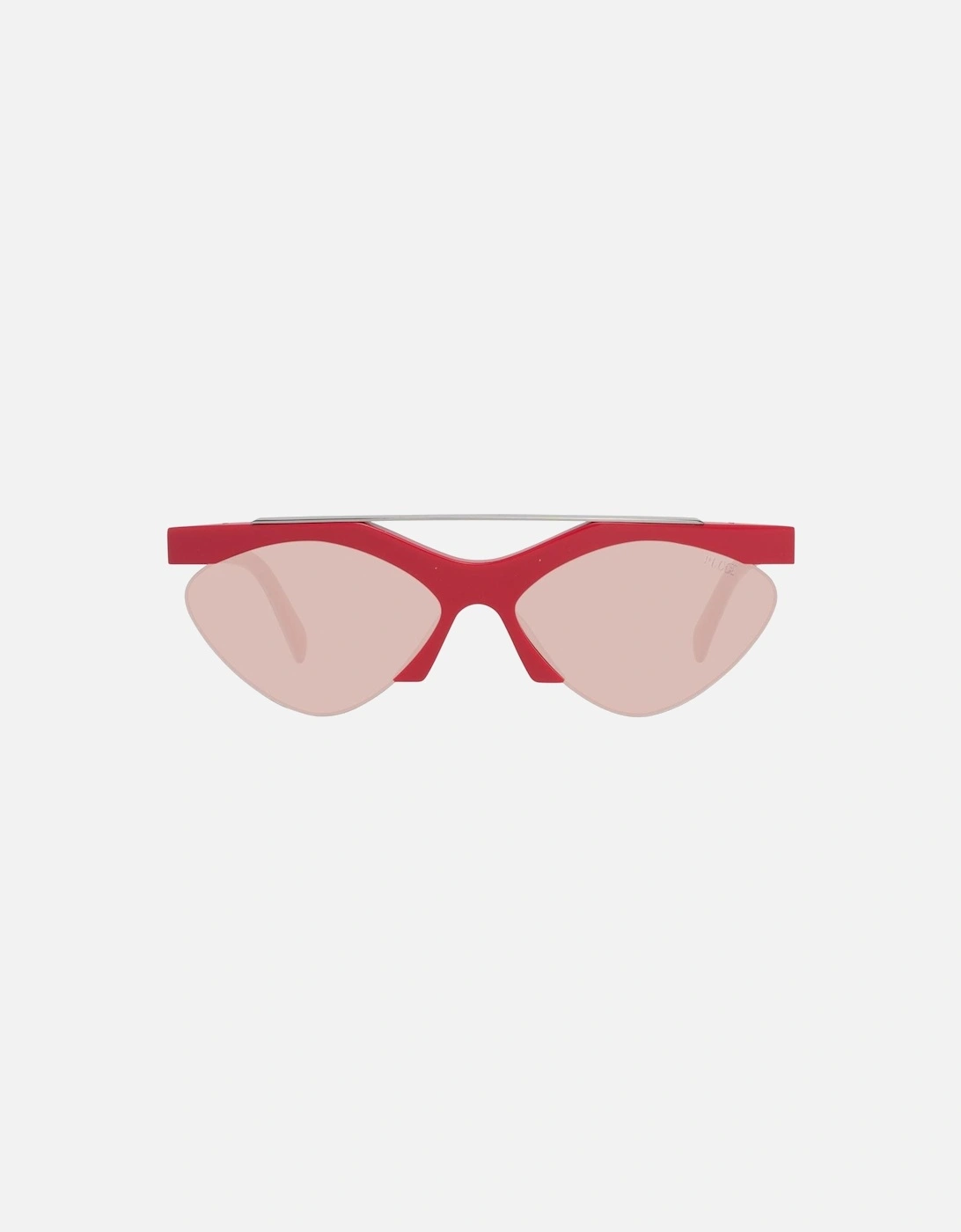 Metal Frame Cat Eye Sunglasses Women - Red