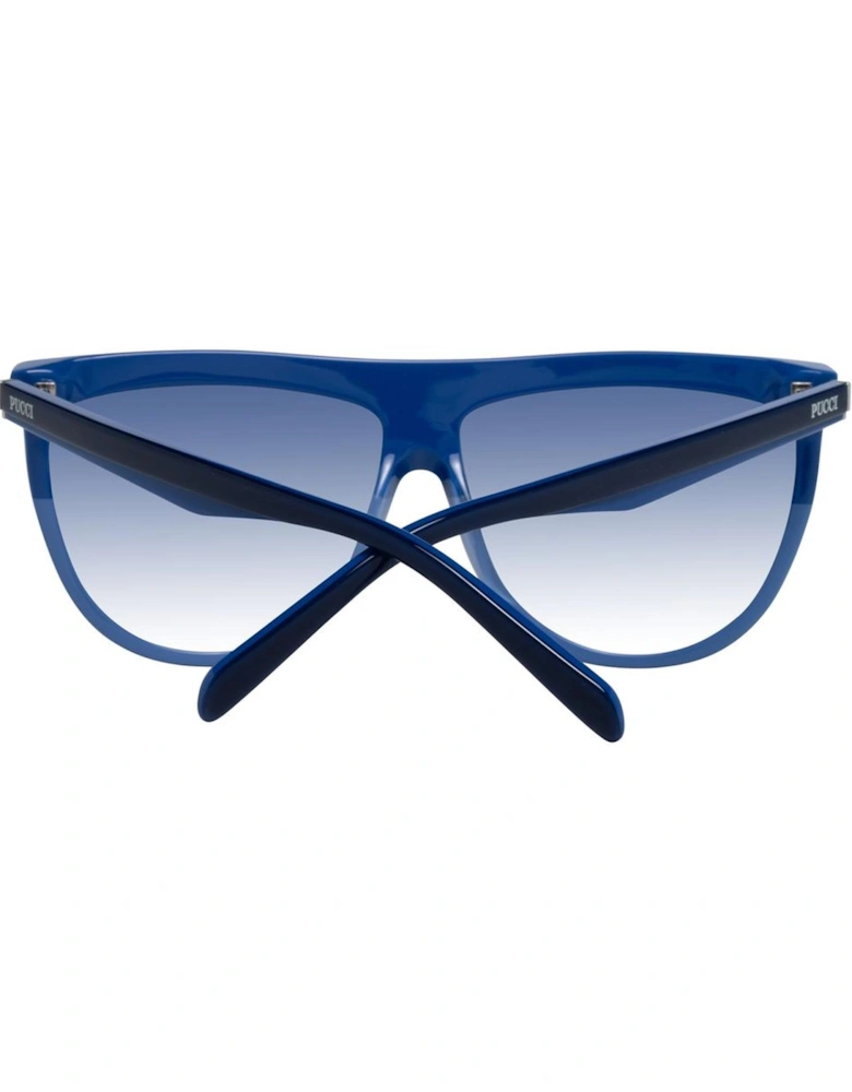 Plastic Cat-Eye Sunglasses with UVA UVB Protection Women - Blue