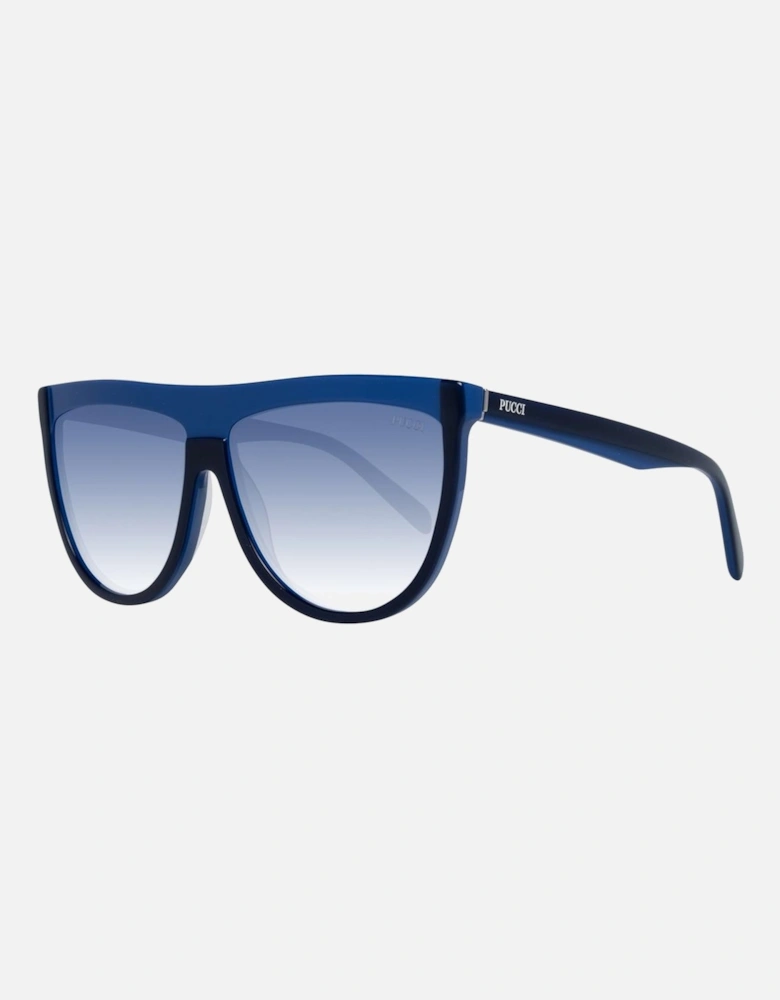 Plastic Cat-Eye Sunglasses with UVA UVB Protection Women - Blue