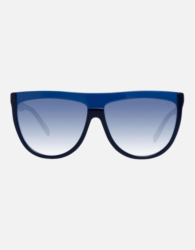Plastic Cat-Eye Sunglasses with UVA UVB Protection Women - Blue