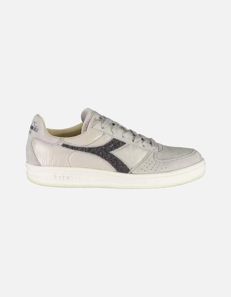 Luxury Designer Lace-Up Sports Shoe with Swarovski Crystal Inserts