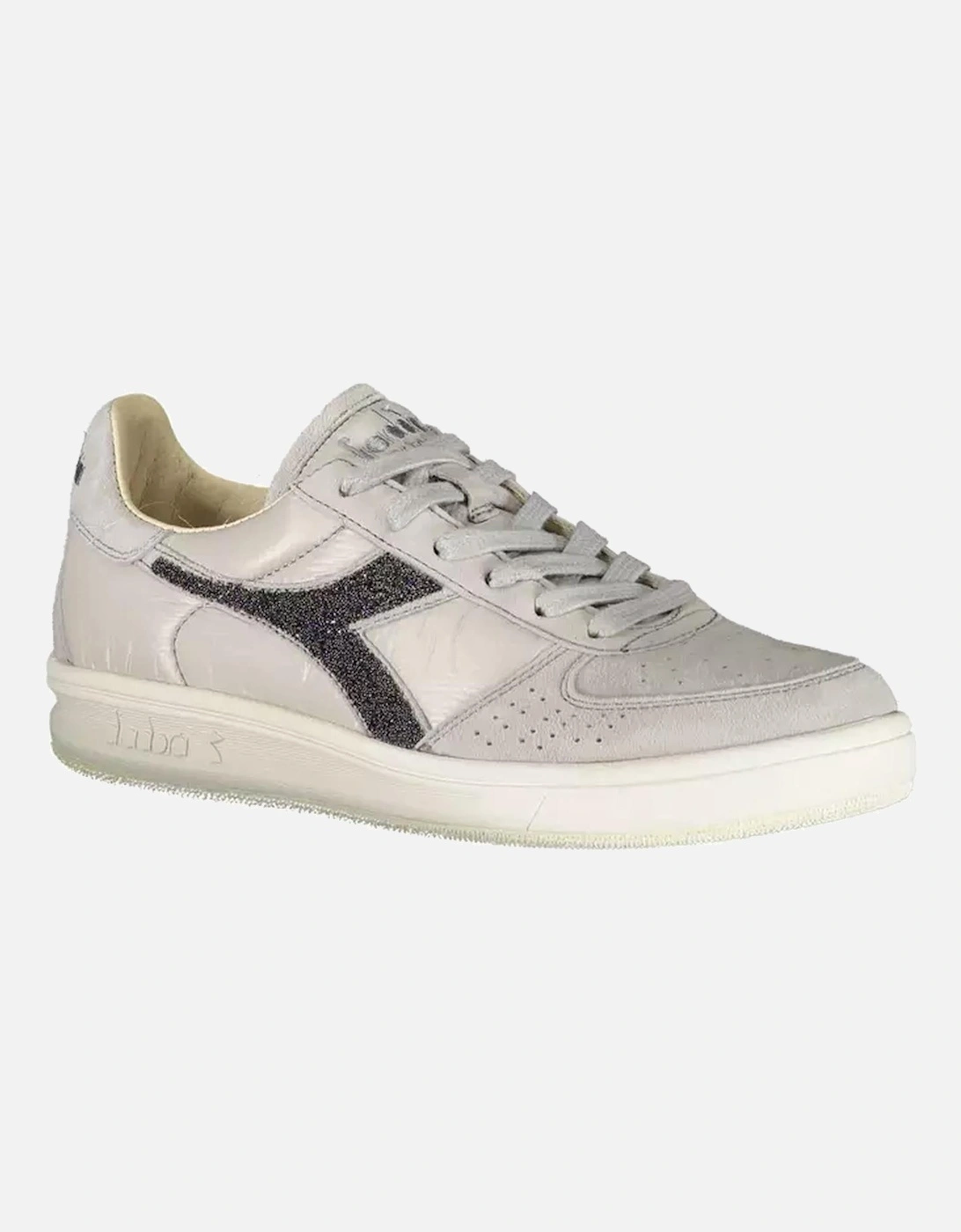 Luxury Designer Lace-Up Sports Shoe with Swarovski Crystal Inserts