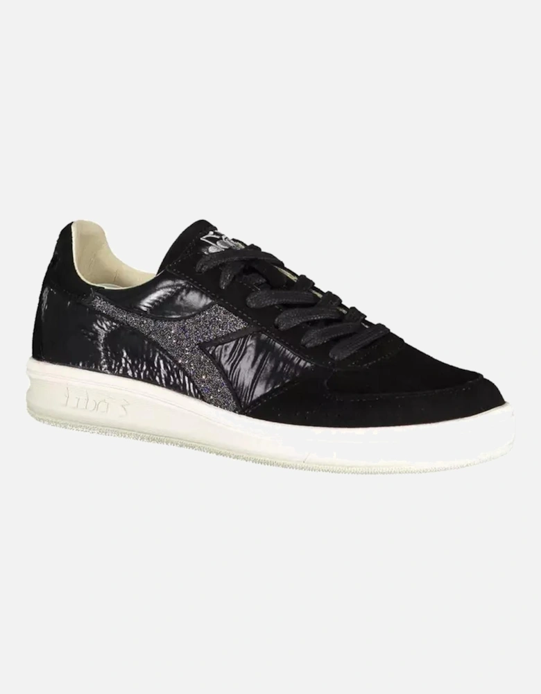 Contrasting Lace-Up Sports Shoe with Swarovski Crystal Inserts Women -