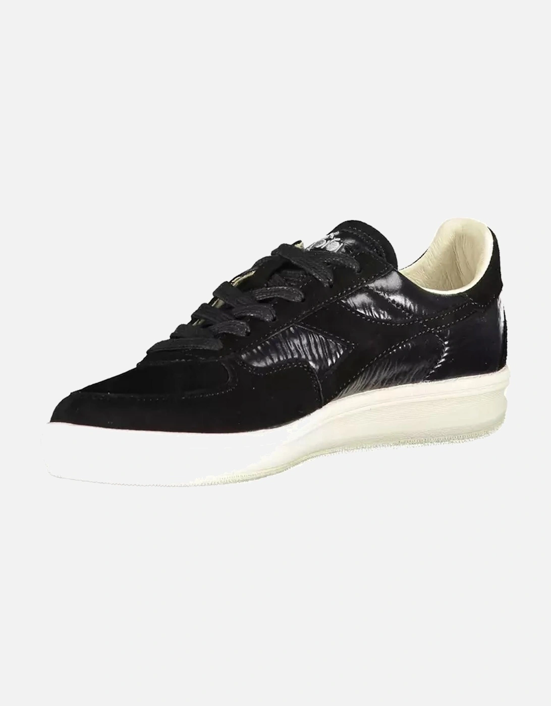 Contrasting Lace-Up Sports Shoe with Swarovski Crystal Inserts Women -