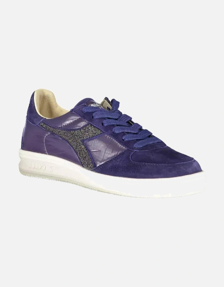 Luxury Designer Sports Shoe with Laces and Swarovski Crystal Inserts