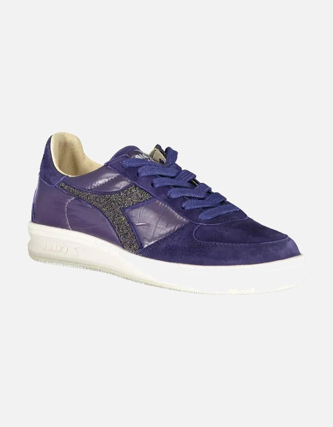 Luxury Designer Sports Shoe with Laces and Swarovski Crystal Inserts