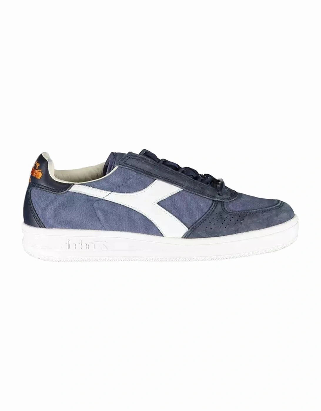 Contrasting Lace-Up Sports Shoe with Logo Women - Blue Sneakers, 4 of 3
