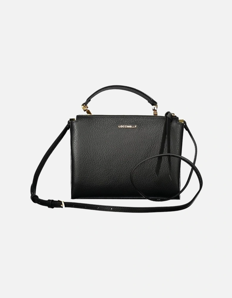 Leather Arlettis Bag with Adjustable Strap Women - Black Handbags