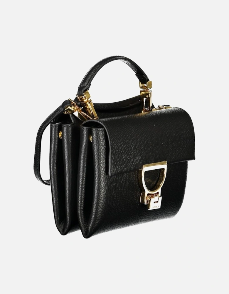 Leather Arlettis Bag with Adjustable Strap Women - Black Handbags