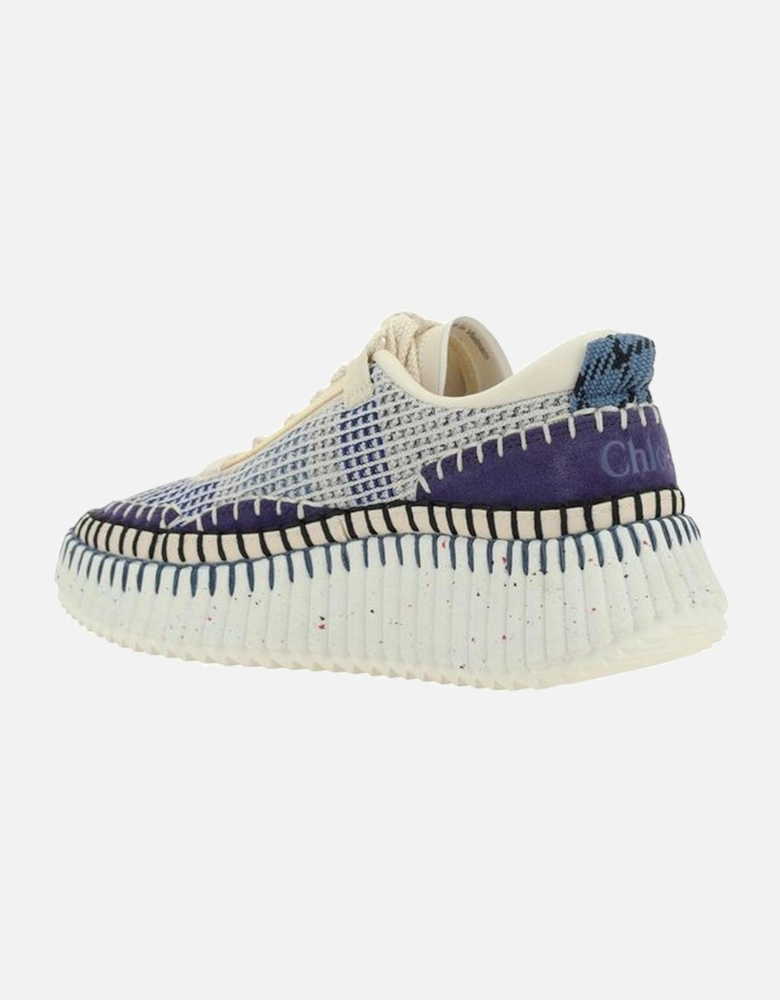 Nama Lace-Up Mesh Sneakers with Textured Sole Women - Multicolor